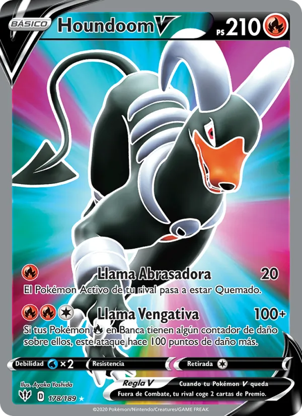 Houndoom V (Oscuridad Incandescente #178/189)