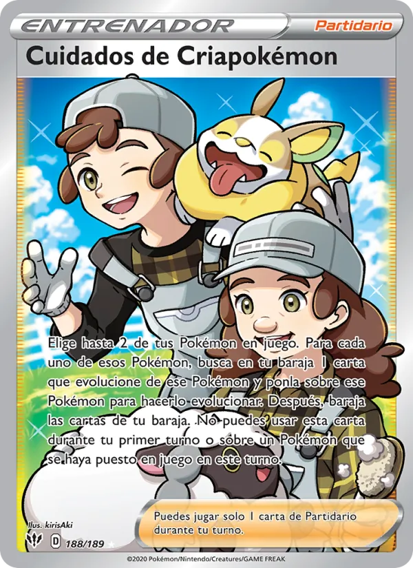 Cuidados de Criapokémon (Oscuridad Incandescente #188/189)