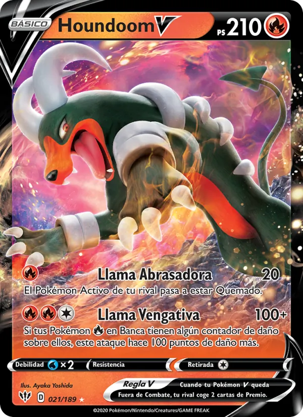 Houndoom V (Oscuridad Incandescente #21/189)