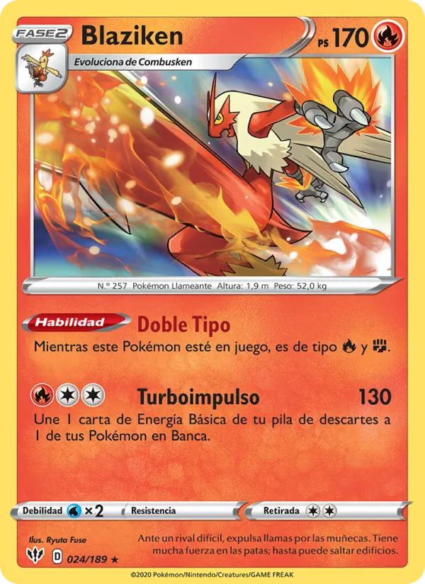 Blaziken (Oscuridad Incandescente #24/189)