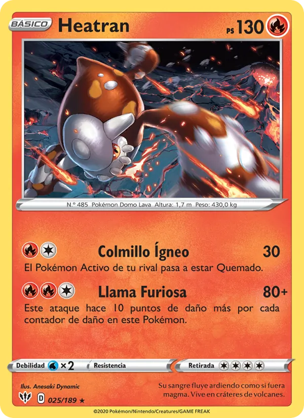 Heatran (Oscuridad Incandescente #25/189)