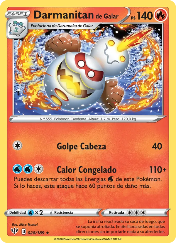 Darmanitan de Galar (Oscuridad Incandescente #28/189)