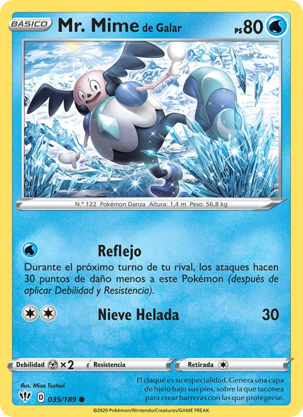 Mr. Mime de Galar (Oscuridad Incandescente #35/189)