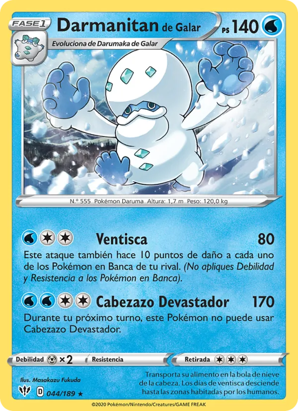 Darmanitan de Galar (Oscuridad Incandescente #44/189)