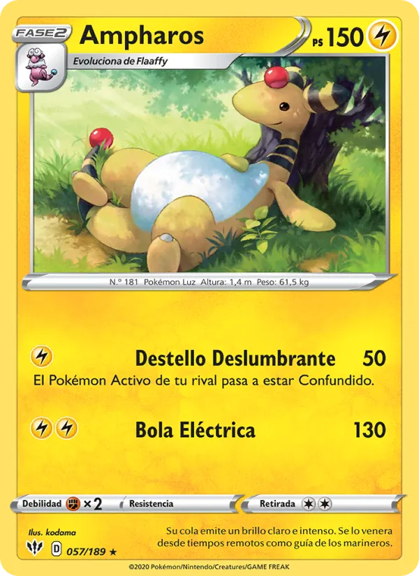 Ampharos (Oscuridad Incandescente #57/189)