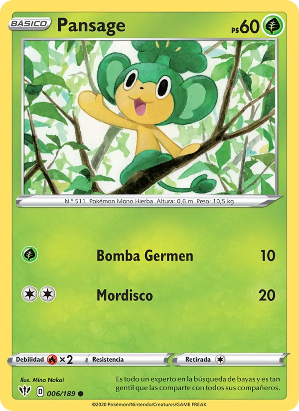 Pansage (Oscuridad Incandescente #6/189)