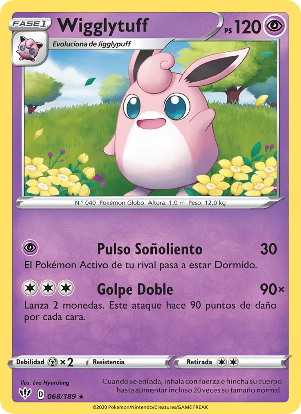 Wigglytuff (Oscuridad Incandescente #68/189)