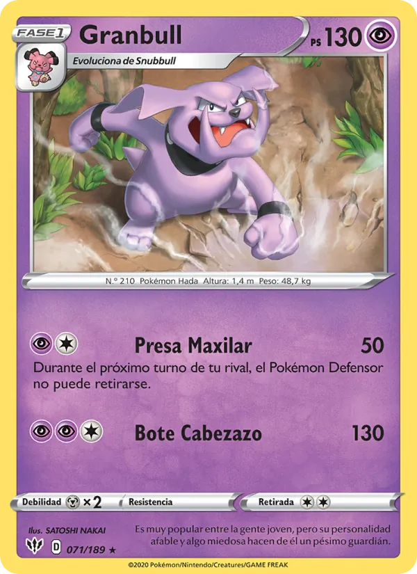 Granbull (Oscuridad Incandescente #71/189)