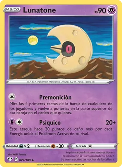 Lunatone (Oscuridad Incandescente #72/189)