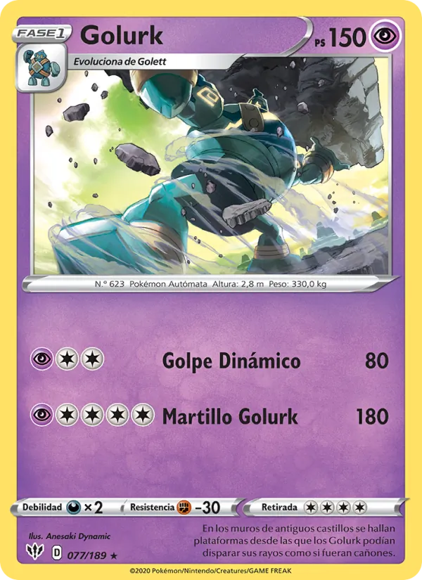 Golurk (Darkness Ablaze #77/189)