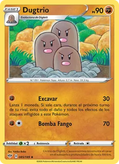 Dugtrio (Oscuridad Incandescente #85/189)