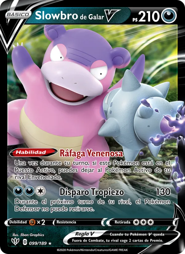 Slowbro V de Galar (Oscuridad Incandescente #99/189)