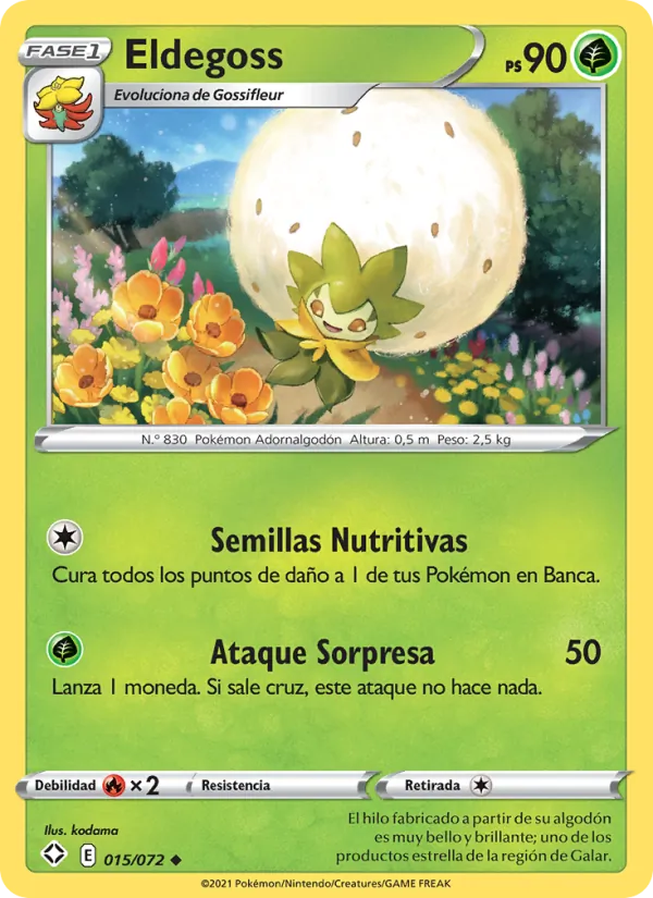 Eldegoss (Destinos Brillantes #15/72)