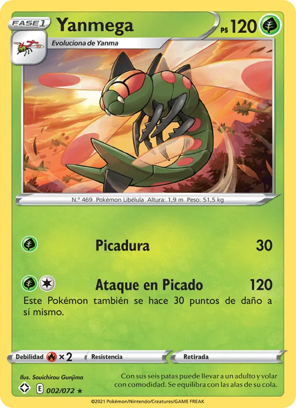 Yanmega (Destinos Brillantes #2/72)