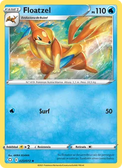 Floatzel (Destinos Brillantes #23/72)