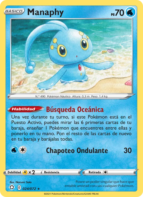 Manaphy (Destinos Brillantes #24/72)