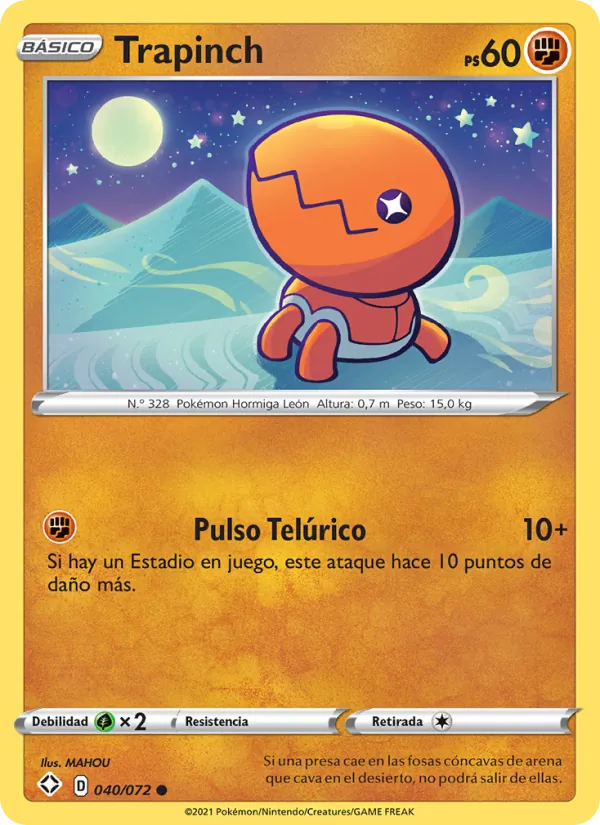 Trapinch (Destinos Brillantes #40/72)
