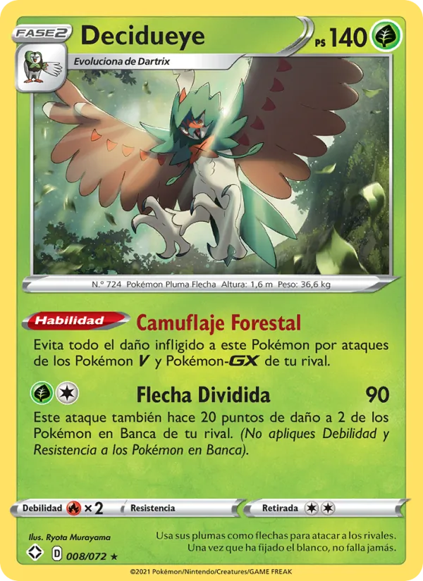 Decidueye (Destinos Brillantes #8/72)