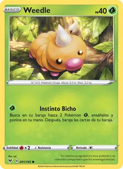 Weedle (Voltaje Vívido #1/185)