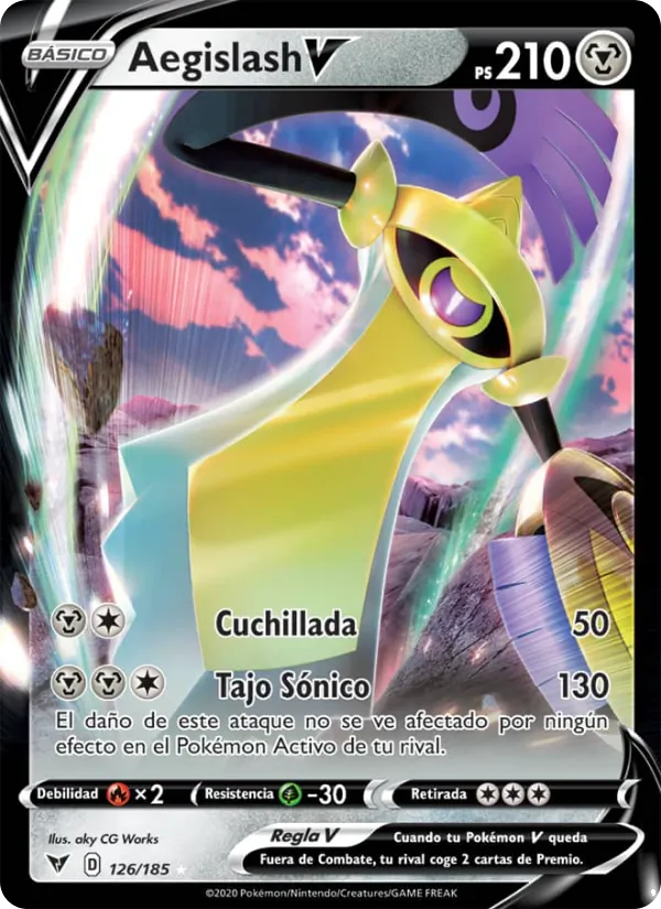 Aegislash V (Vivid Voltage #126/185)
