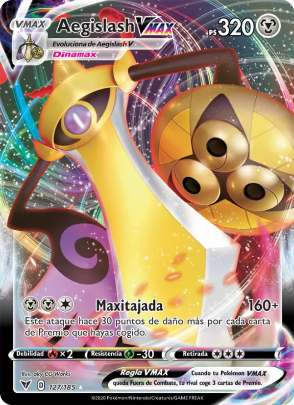 Aegislash VMAX (Voltaje Vívido #127/185)