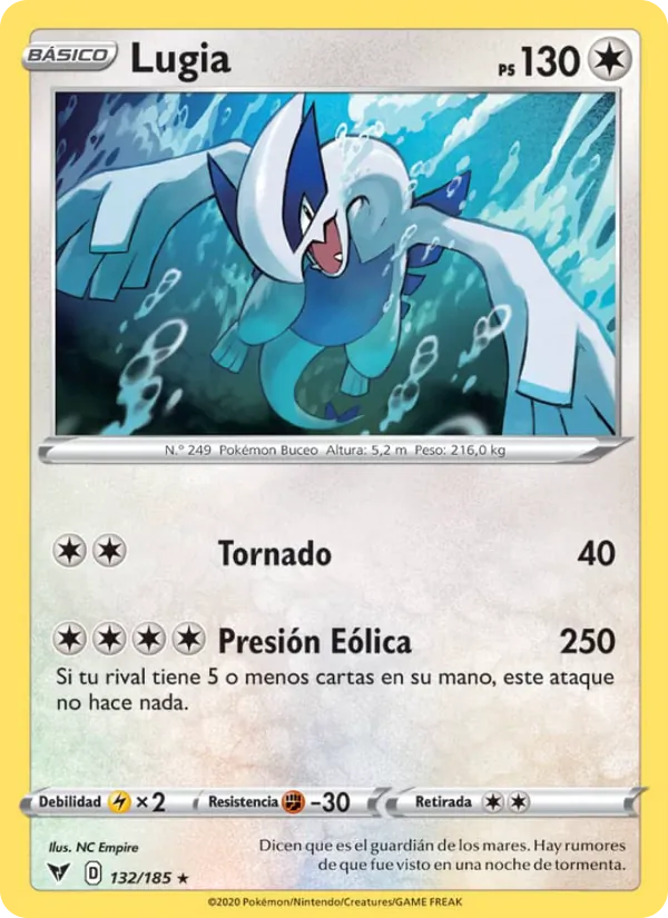 Lugia (Voltaje Vívido #132/185)