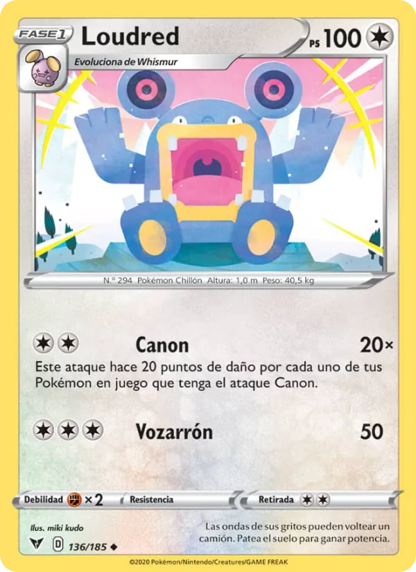 Loudred (Vivid Voltage #136/185)