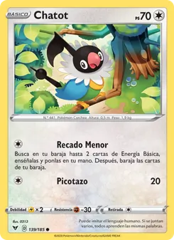 Chatot (Voltaje Vívido #139/185)