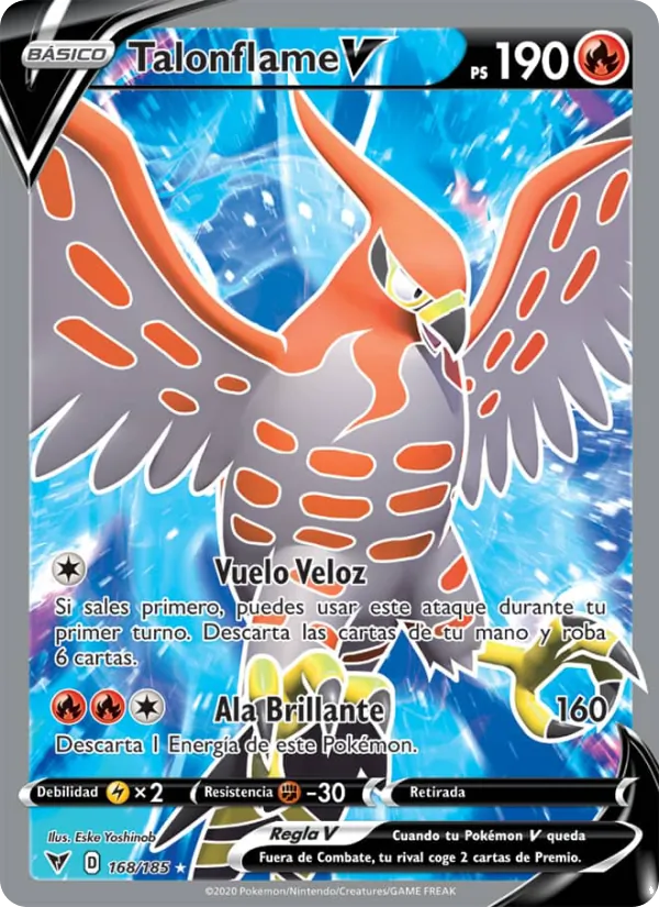 Talonflame V (Voltaje Vívido #168/185)