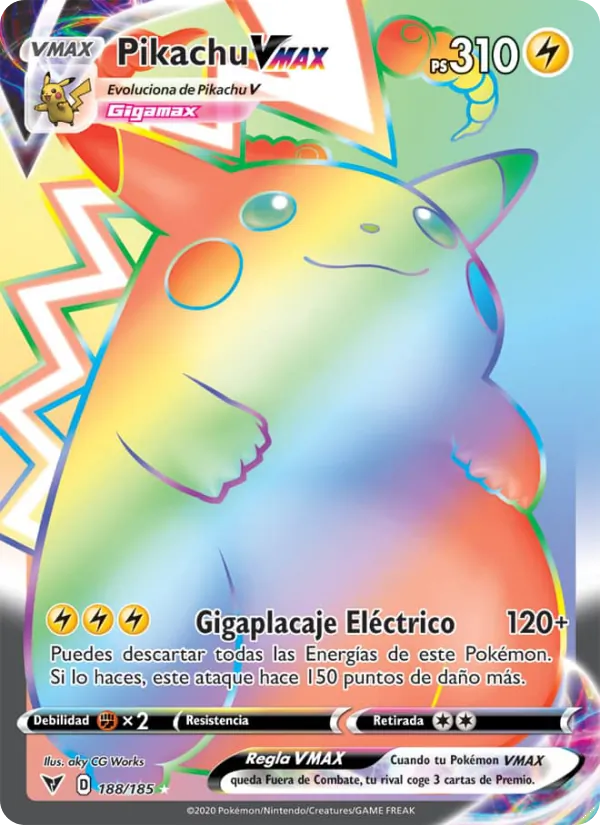 Pikachu VMAX (Voltaje Vívido #188/185)