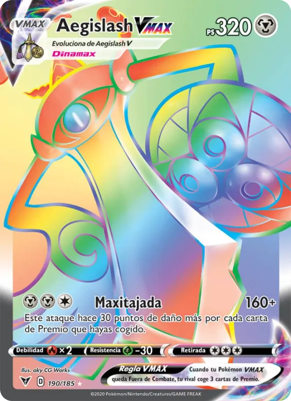 Aegislash VMAX (Vivid Voltage #190/185)