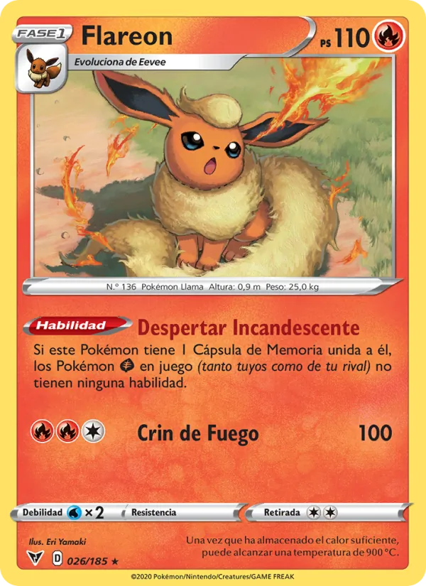 Flareon (Voltaje Vívido #26/185)