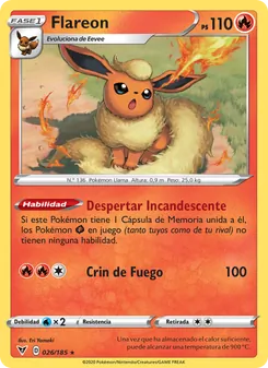 Flareon (Voltaje Vívido #26/185)