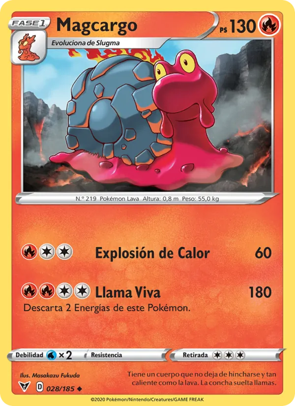 Magcargo (Voltaje Vívido #28/185)