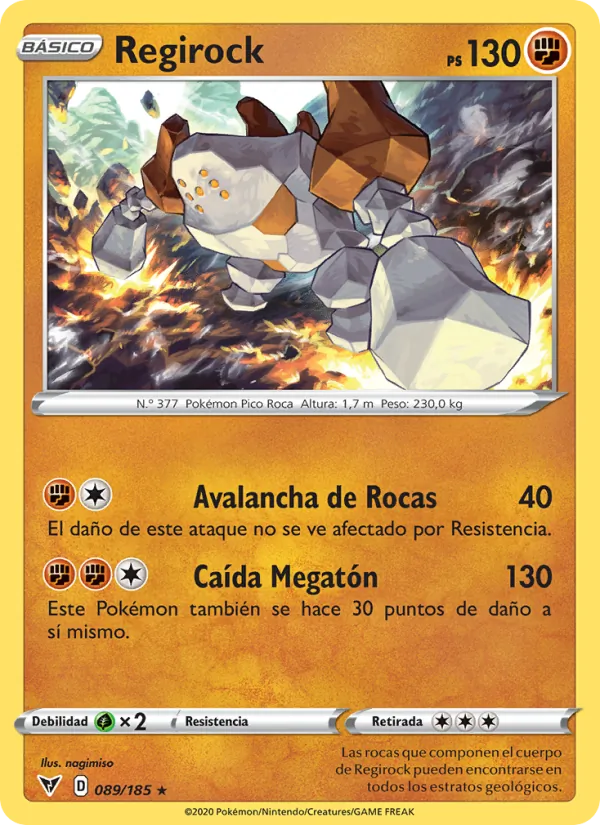 Regirock (Vivid Voltage #89/185)