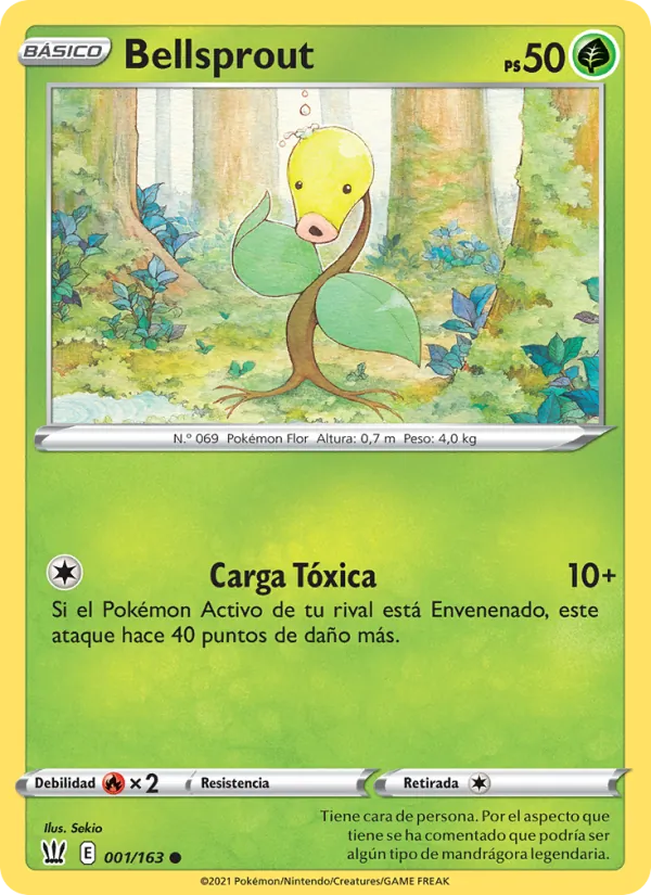 Bellsprout (Estilos de Combate #1/163)