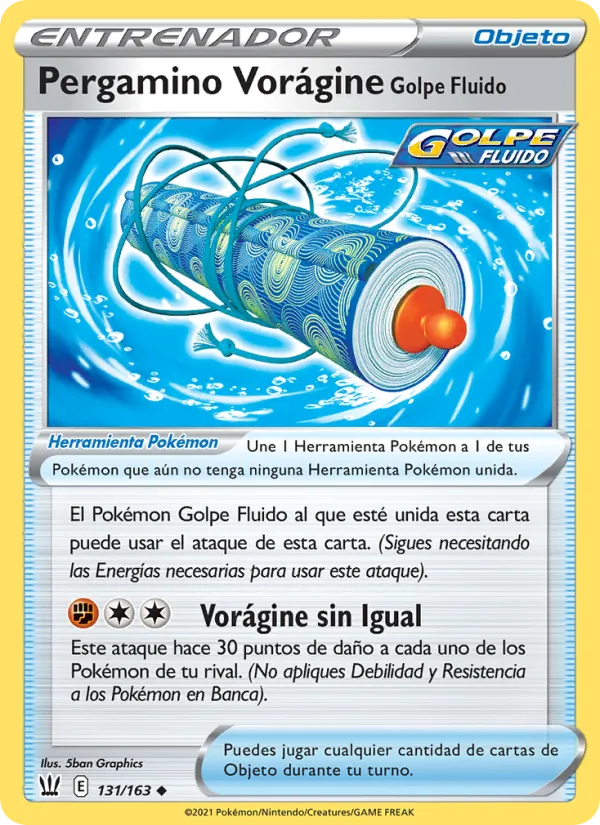 Pergamino Vorágine Golpe Fluido (Estilos de Combate #131/163)