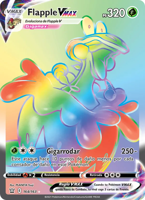Flapple VMAX (Estilos de Combate #164/163)