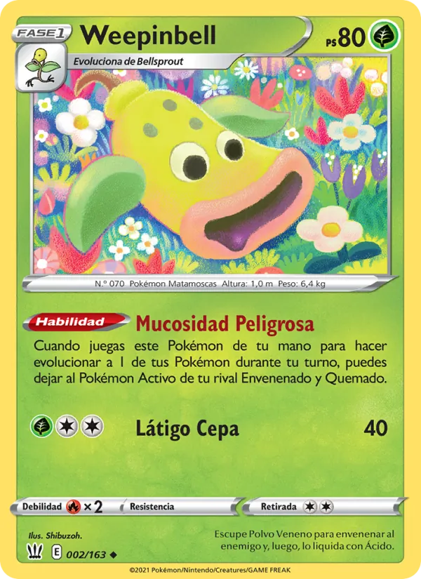 Weepinbell (Estilos de Combate #2/163)