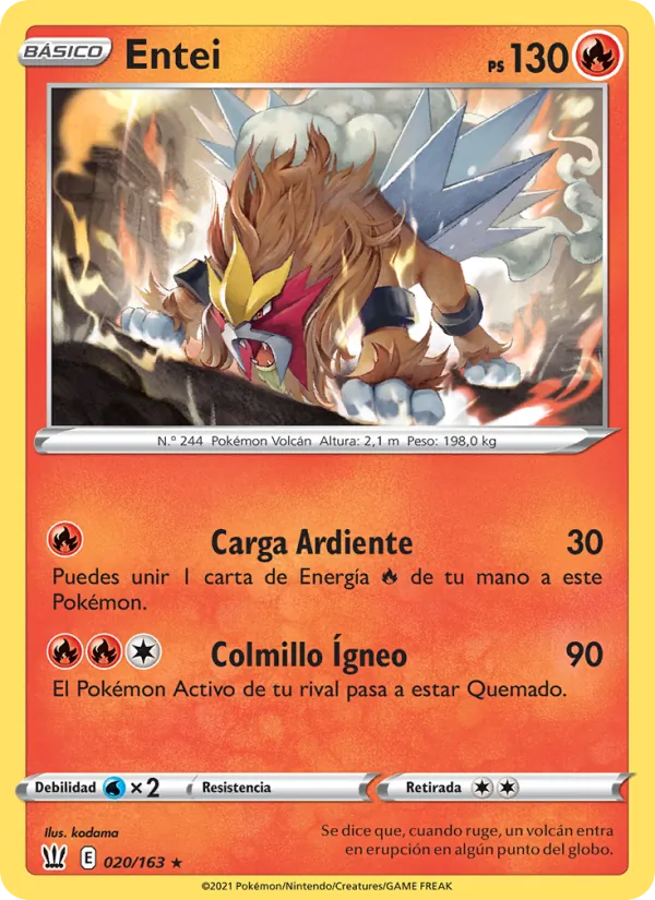 Entei (Estilos de Combate #20/163)