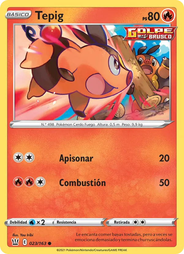 Tepig (Estilos de Combate #23/163)