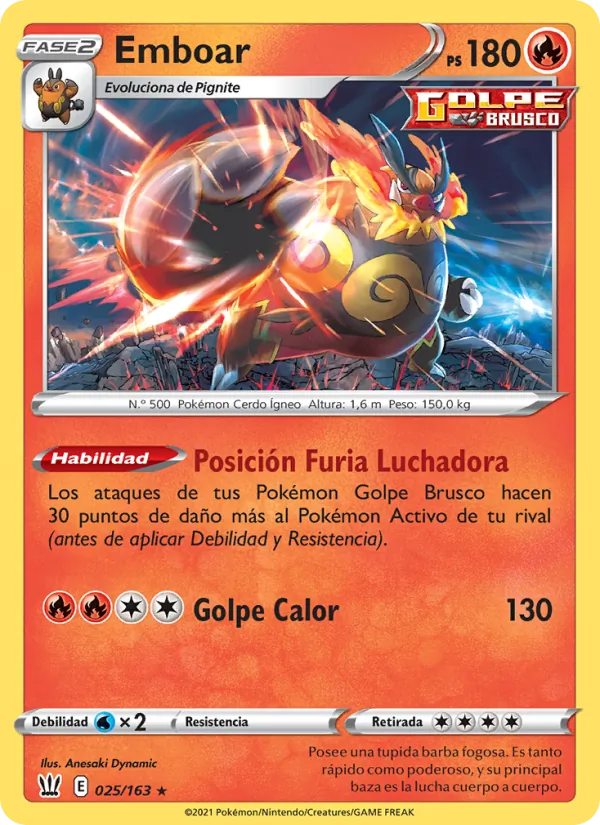 Emboar (Estilos de Combate #25/163)