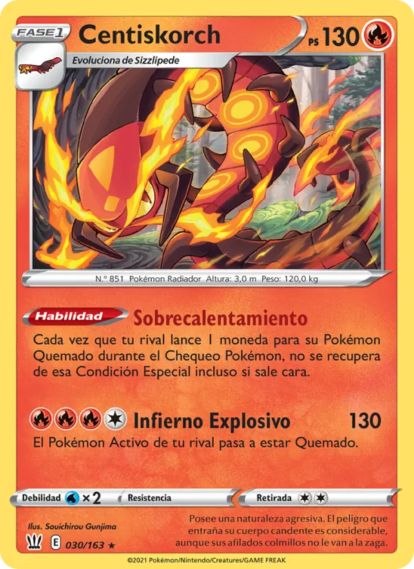 Centiskorch (Estilos de Combate #30/163)