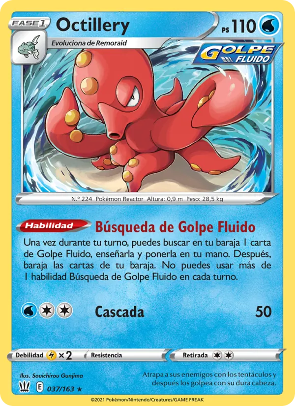 Octillery (Estilos de Combate #37/163)