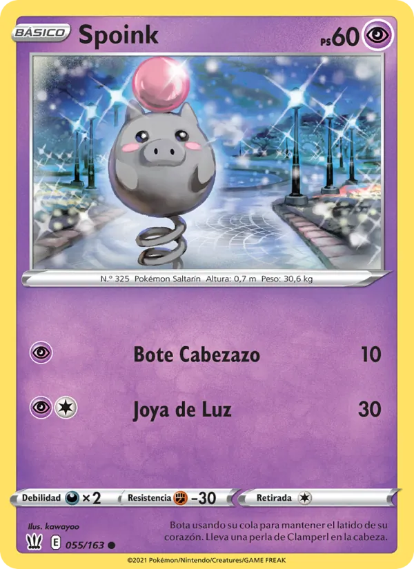 Spoink (Battle Styles #55/163)