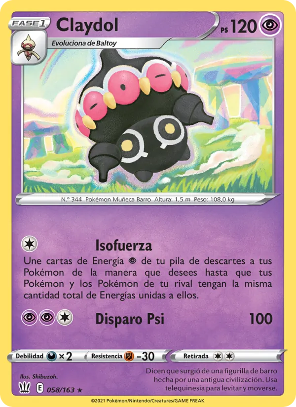 Claydol (Battle Styles #58/163)