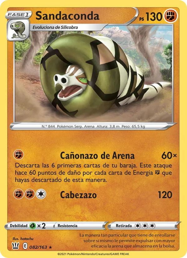 Sandaconda (Estilos de Combate #82/163)