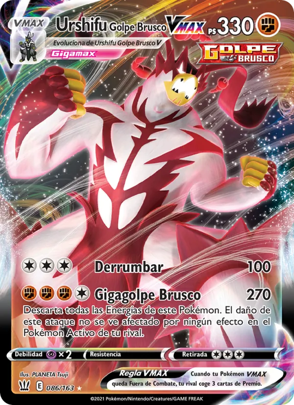 Urshifu Golpe Brusco VMAX (Estilos de Combate #86/163)