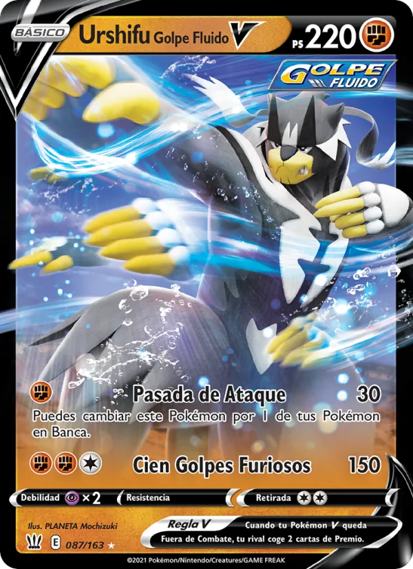 Urshifu Golpe Fluido V (Estilos de Combate #87/163)