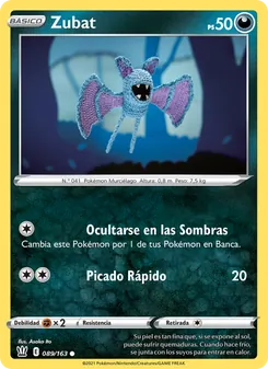 Zubat (Estilos de Combate #89/163)